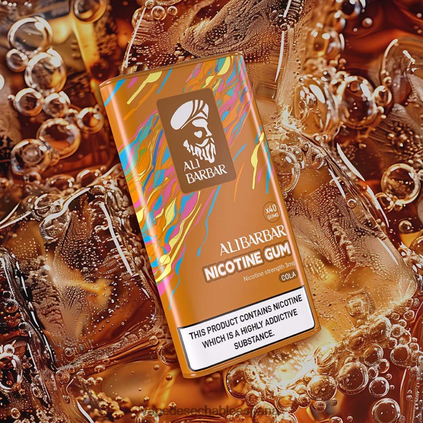Alibarbar chicle de nicotina guayaba 402HB2100 Vape Desechable España
