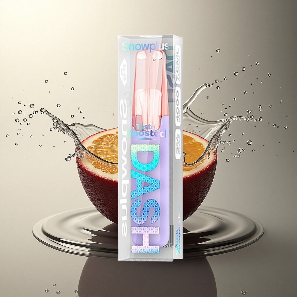 Snowplus Dash 4000 Puffs Dragón Negro Hielo con Cerámica y 530 mAh