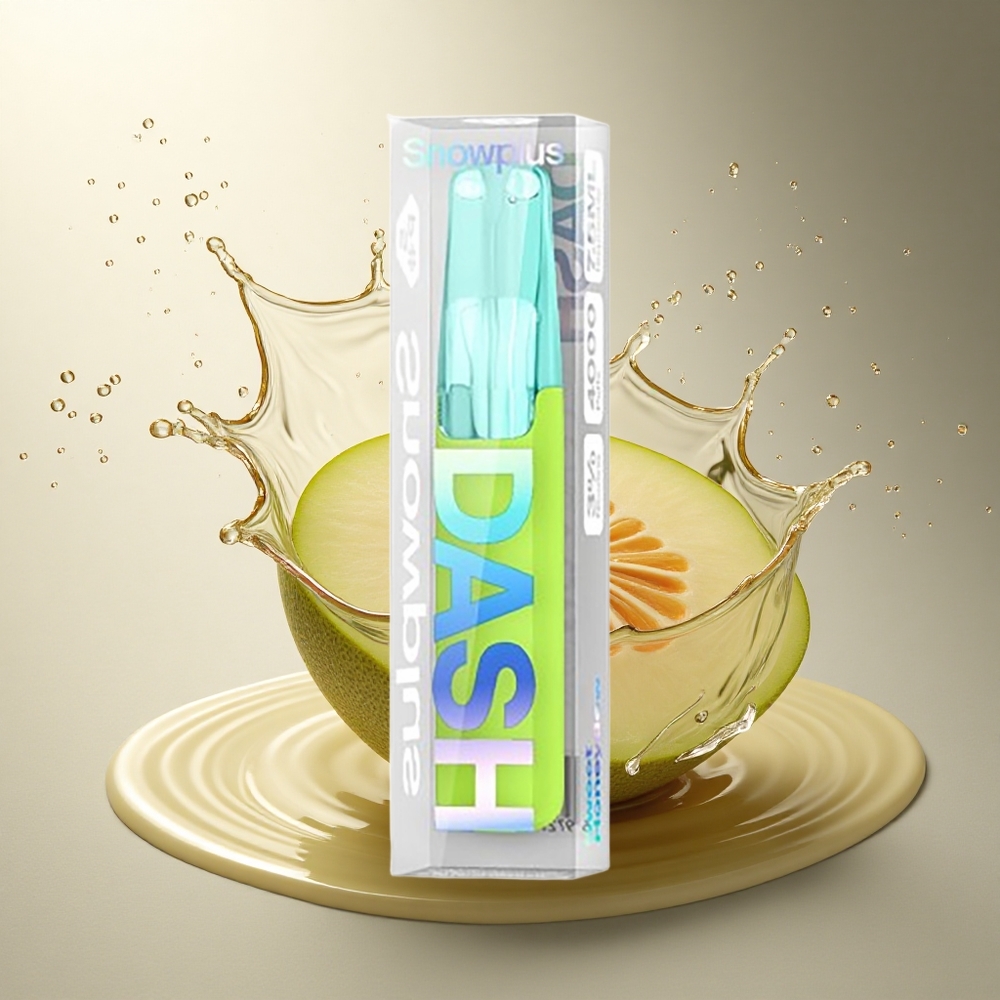 Snowplus Dash 4000 Puffs Melón Dulce Cerámico 530mAh 5% Nicotina