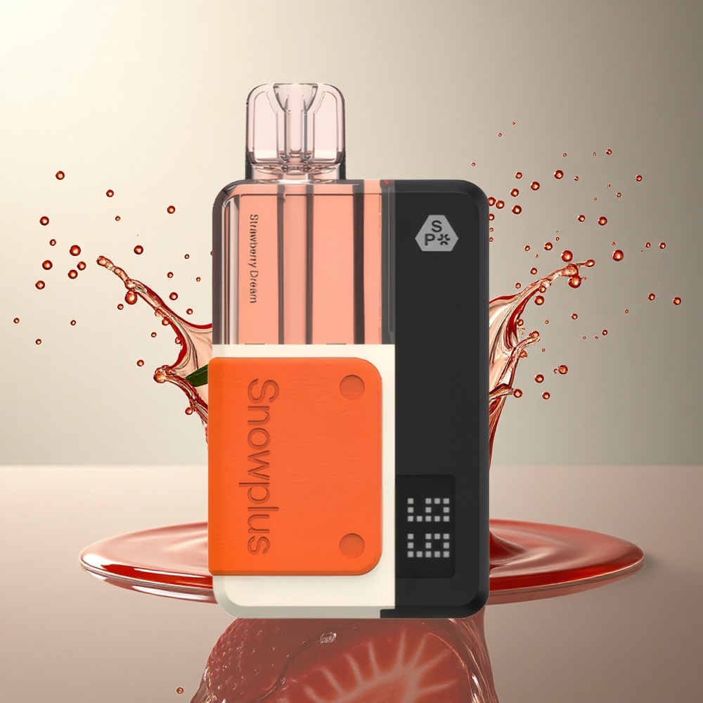 Snowplus Swift 15000 Puffs Pod Kit Sueño de Fresa con Batería 1000 mAh y Atomizador Dual Mesh