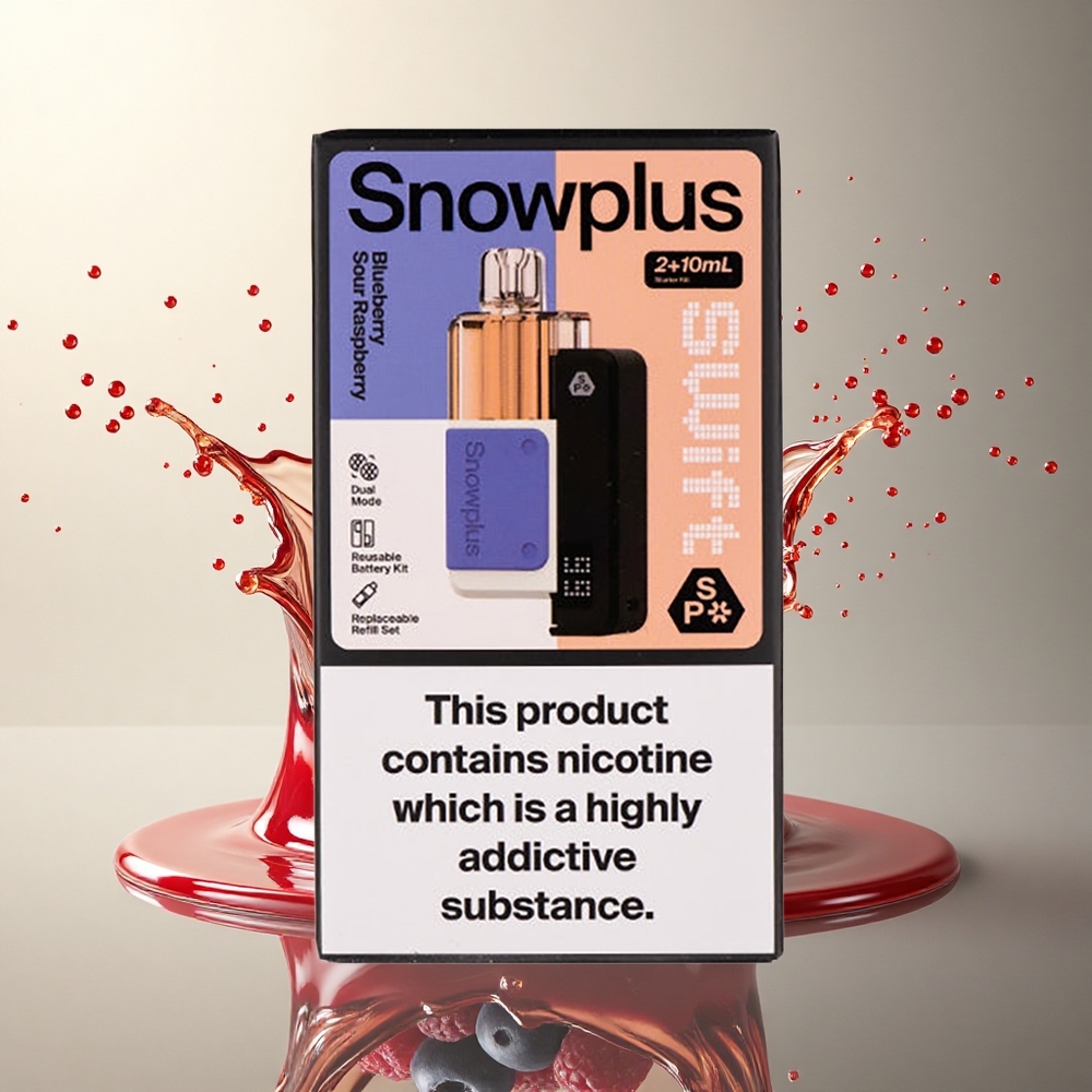 Snowplus Swift 5000 Puffs Arándano Agrio Frambuesa Dual Mesh 1000 mAh
