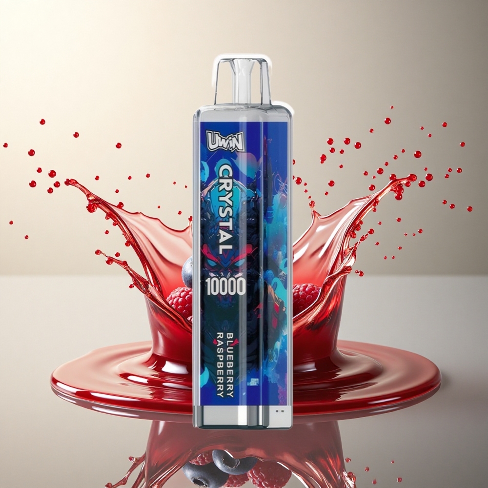 Uwin Crystal 10000 Puffs Frambuesa Arándano RGB 650mAh 18ml