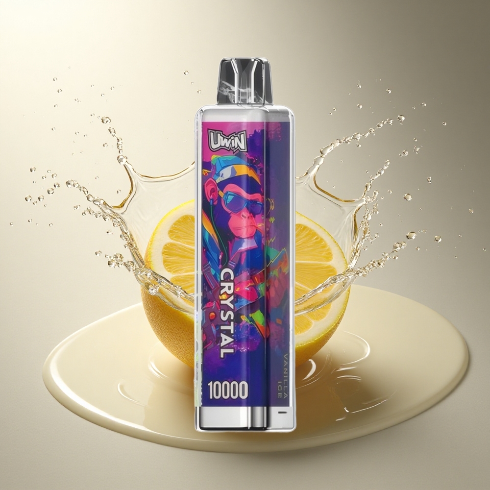 Uwin Crystal 10000 Puffs Helado Vainilla RGB 18ml 650mAh