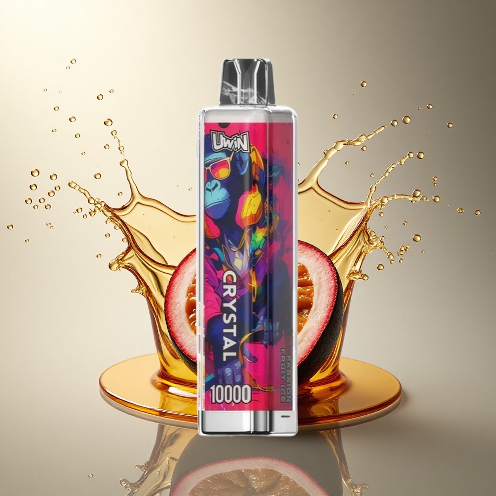 Uwin Crystal 10000 Puffs Maracuyá Hielo 18ml RGB 650mAh