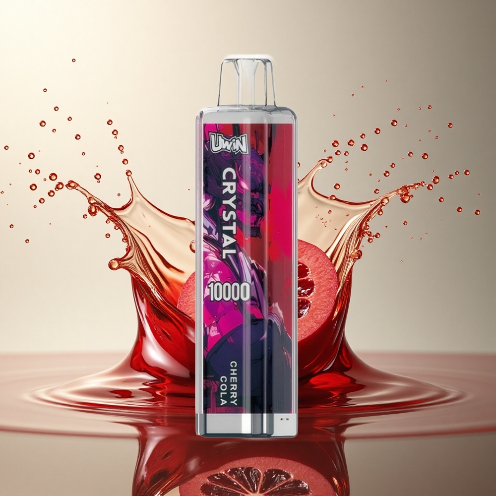 Uwin Crystal 10000 Puffs Refresco de Cereza RGB con 18ml y 650mAh