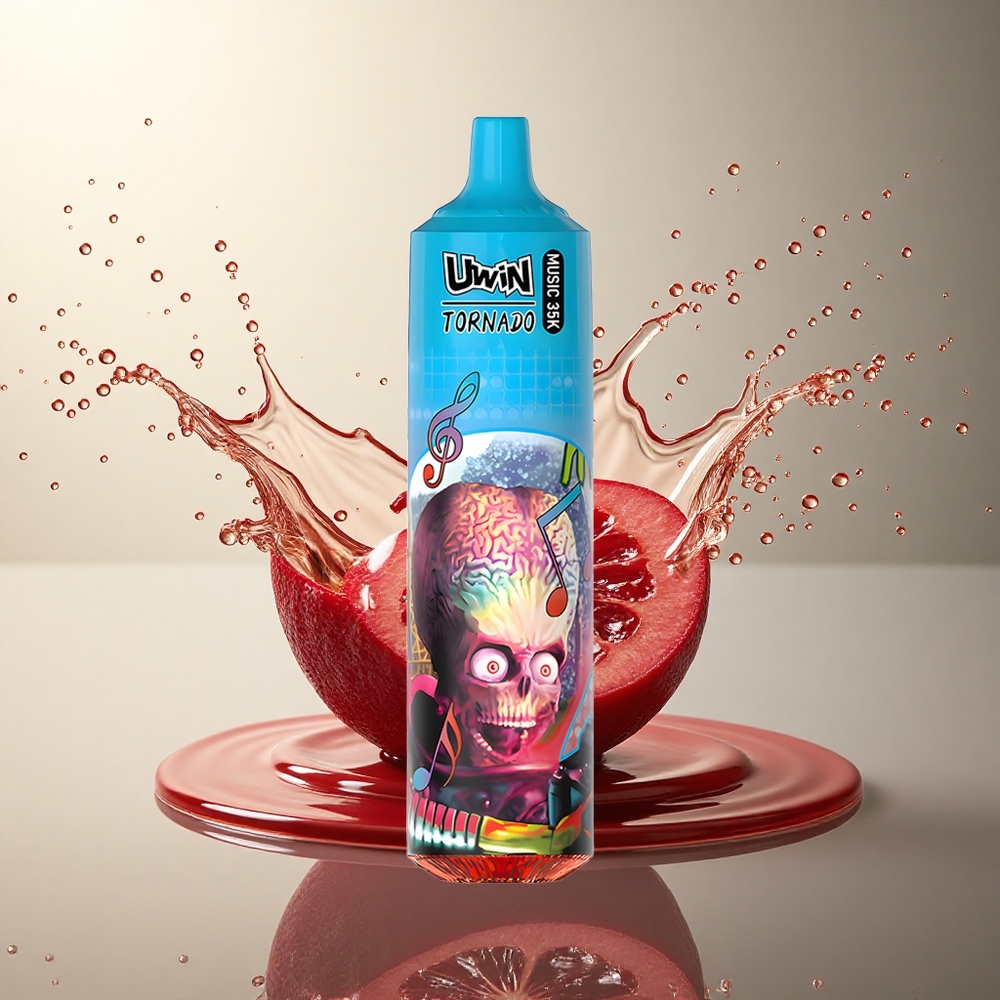 Uwin Tornado 35K Music Puffs Cereza Hielo 5% Nicotina 600mAh