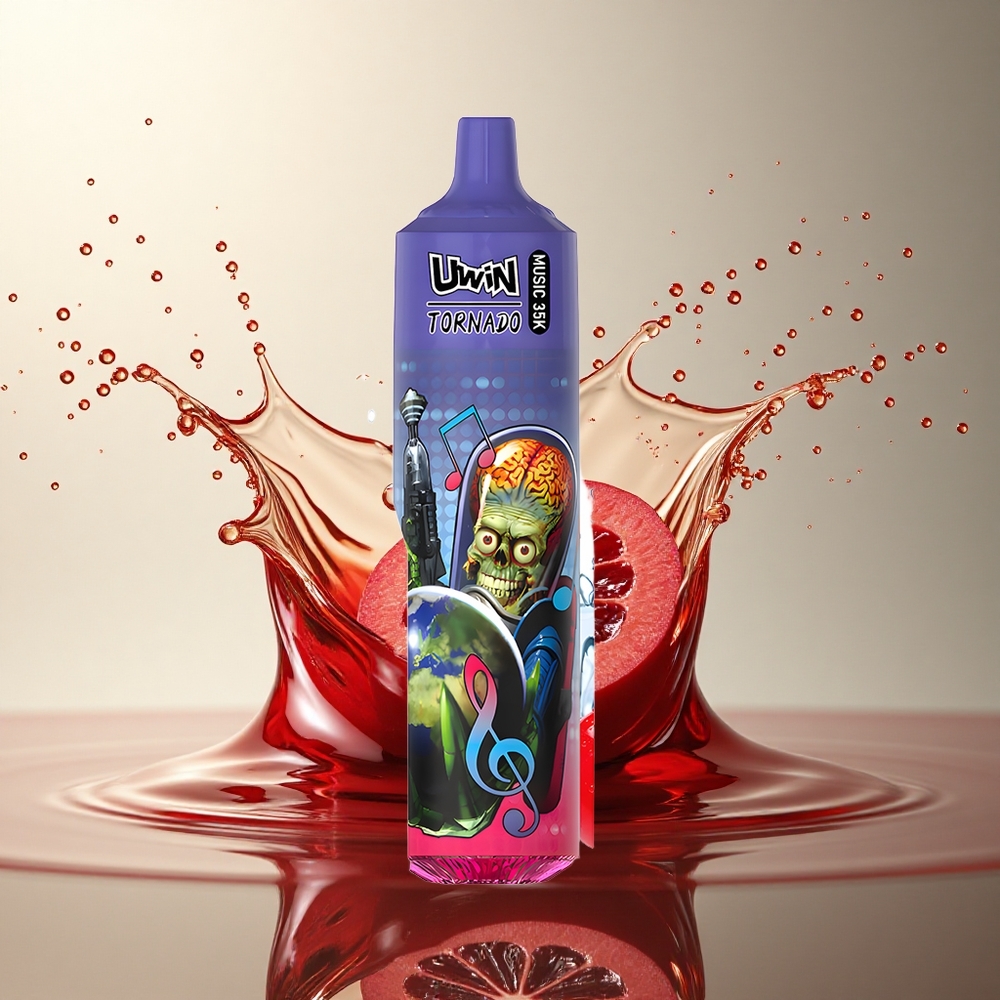 Uwin Tornado 35K Music Puffs Cherry Cola Recargable 600mAh Nicotina 5%