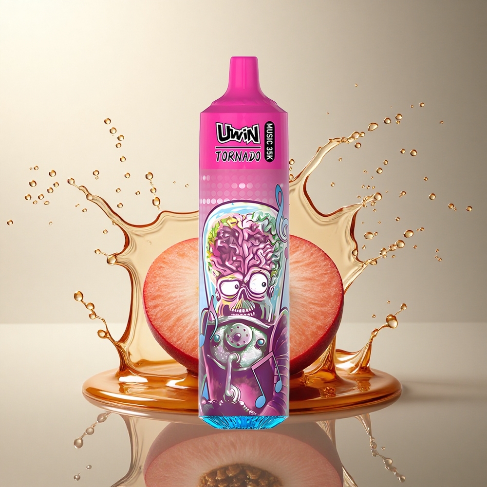 Uwin Tornado 35K Music Puffs Durazno Baya 5% Nicotina 600mAh