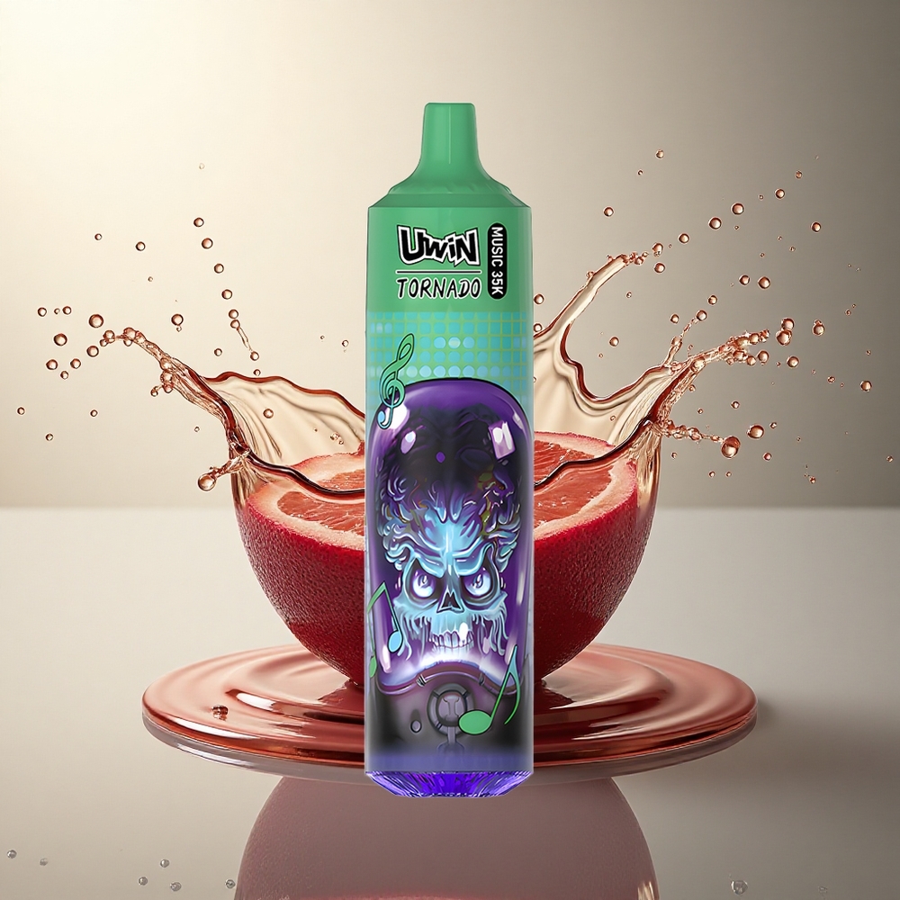 Uwin Tornado 35K Music Puffs Helado de Uva con 5% Nicotina y 600mAh