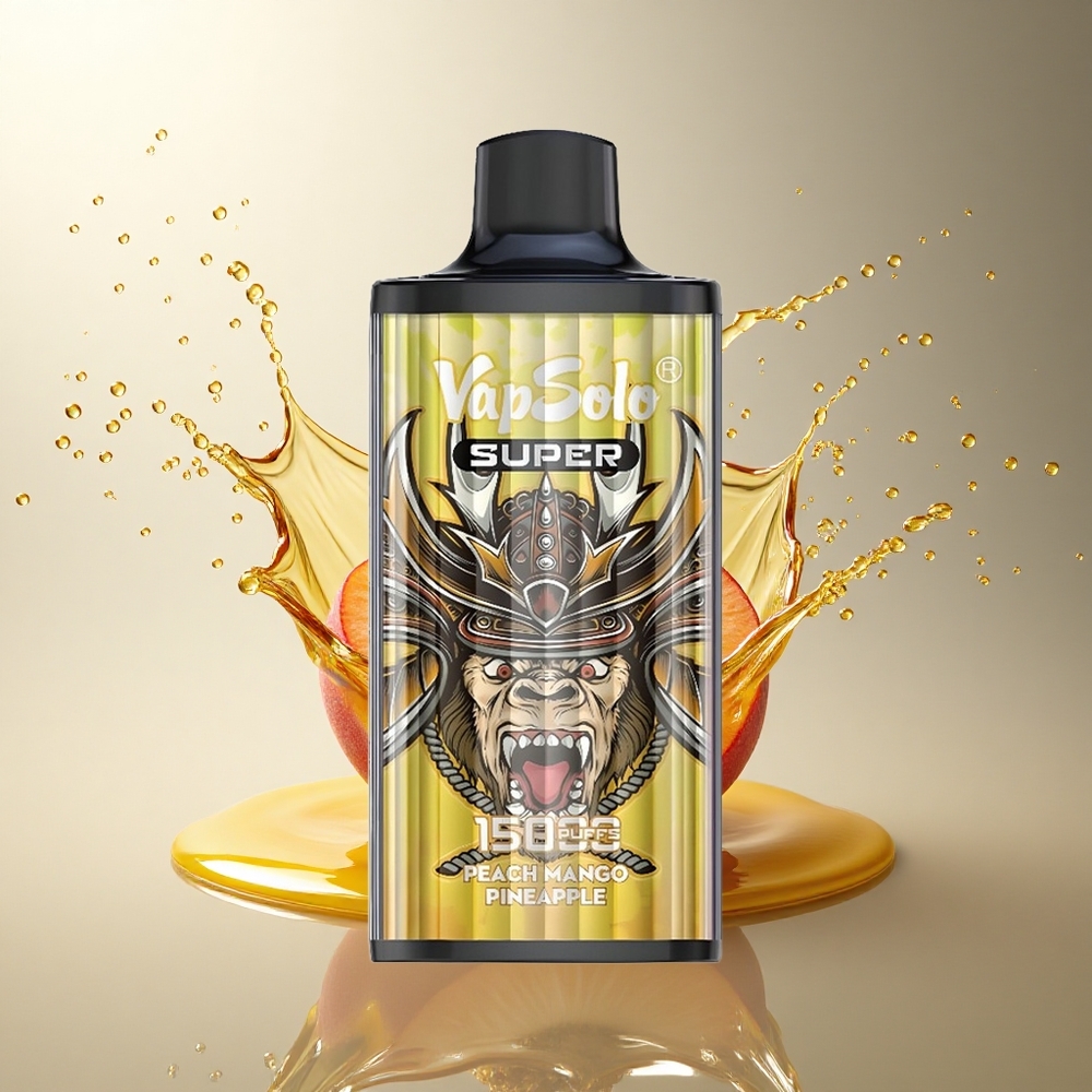 Vapsolo Super 15000 Puffs Durazno Mango Piña 40ml 850mAh