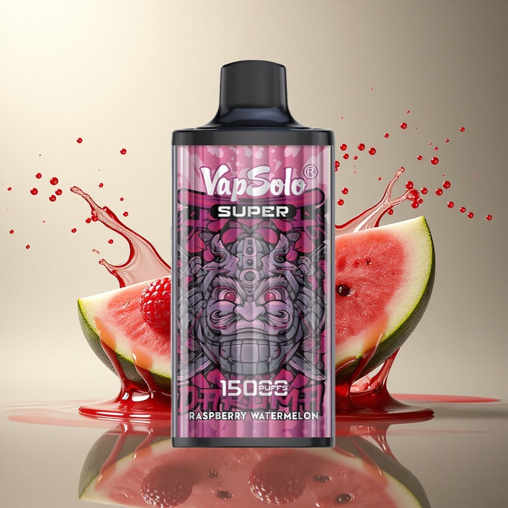 Vapsolo Super 15000 Puffs Frambuesa Sandía 40ml 850mAh