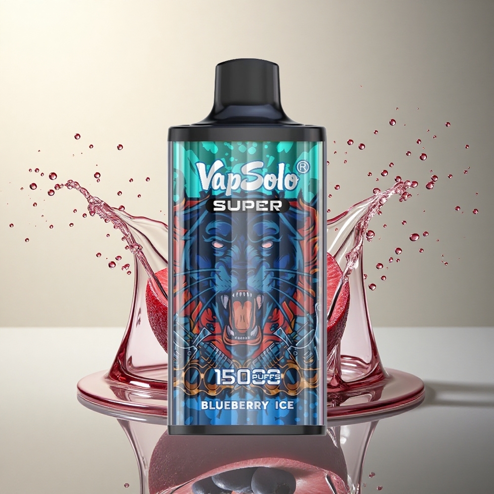 Vapsolo Super 15000 Puffs Helado de Arándano 40ml 850mAh
