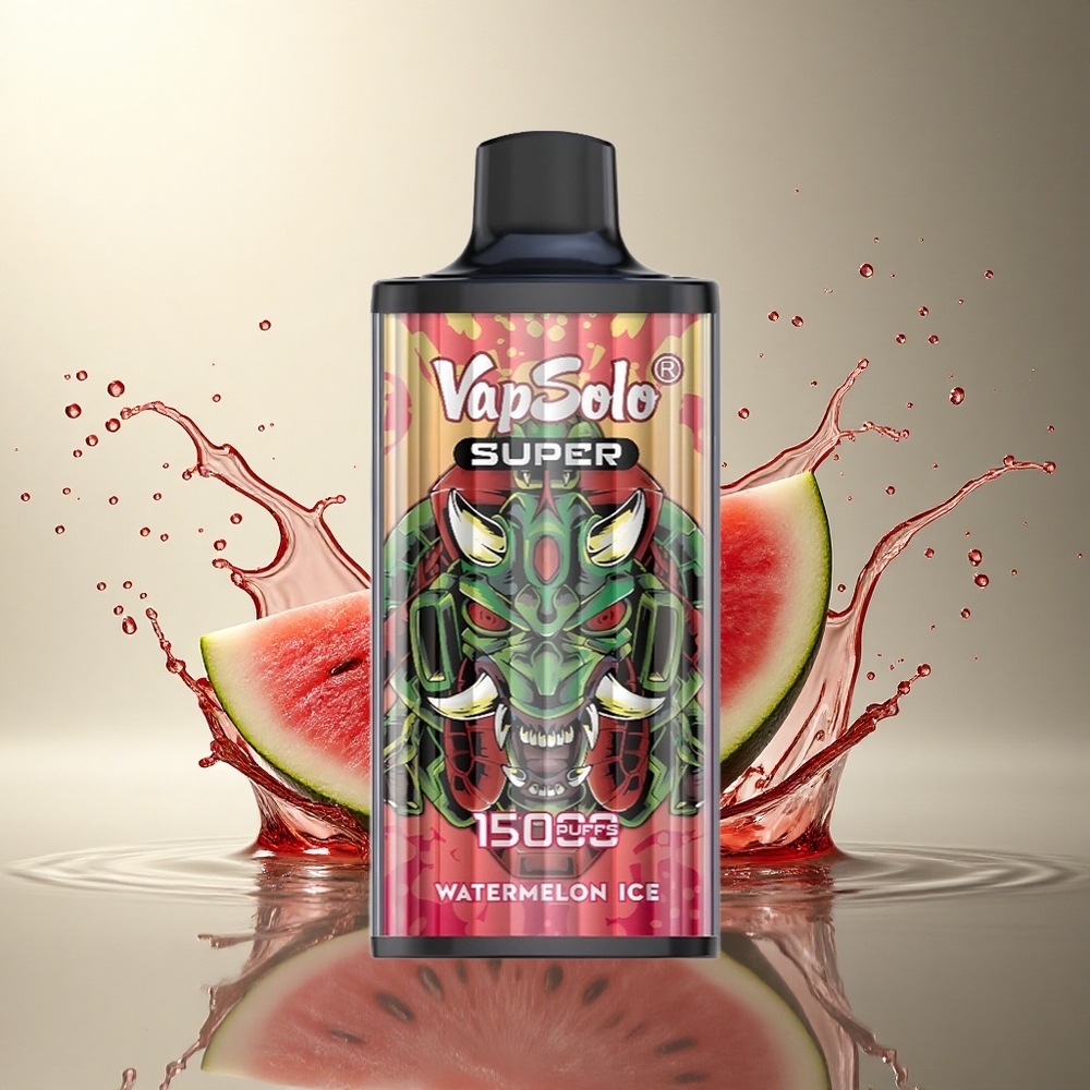 Vapsolo Super 15000 Puffs Sandía Hielo 40ml 20mg nicotina 850mAh