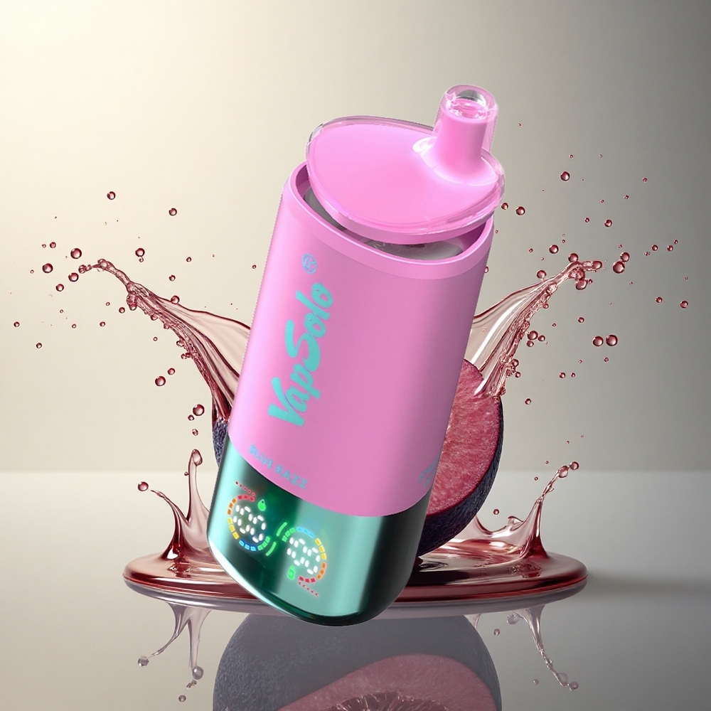 Vapsolo Triple 30000 Puffs Azul Frambuesa Tipo-C 40ml 20mg Nicotina