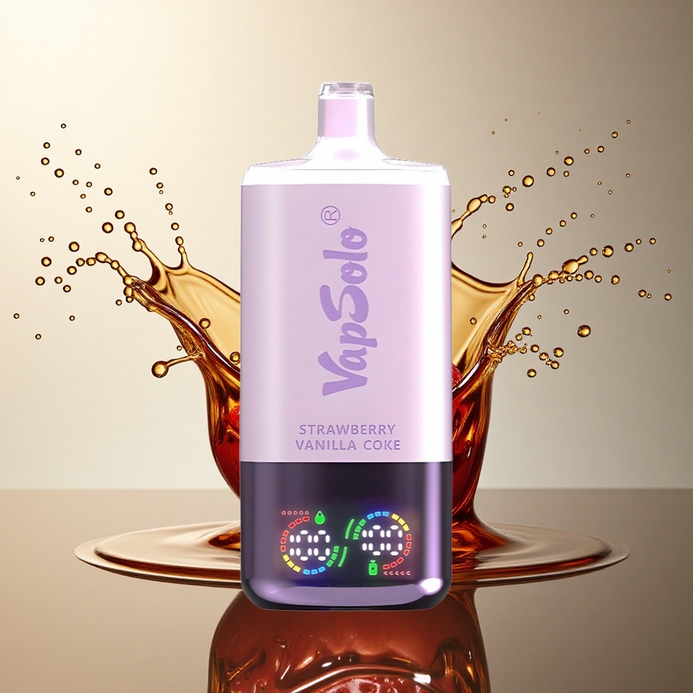 Vapsolo Triple 30000 Puffs Coca-Cola Fresa Vainilla con 40ml de líquido y 20 mg/ml de nicotina