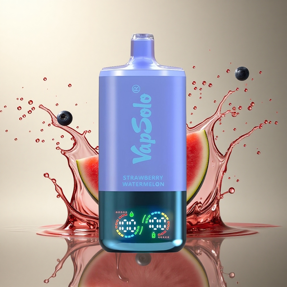 Vapsolo Triple 30000 Puffs Fresa Sandía & Arándano Hielo con 40ml de Líquido y Nicotina 20 mg/ml