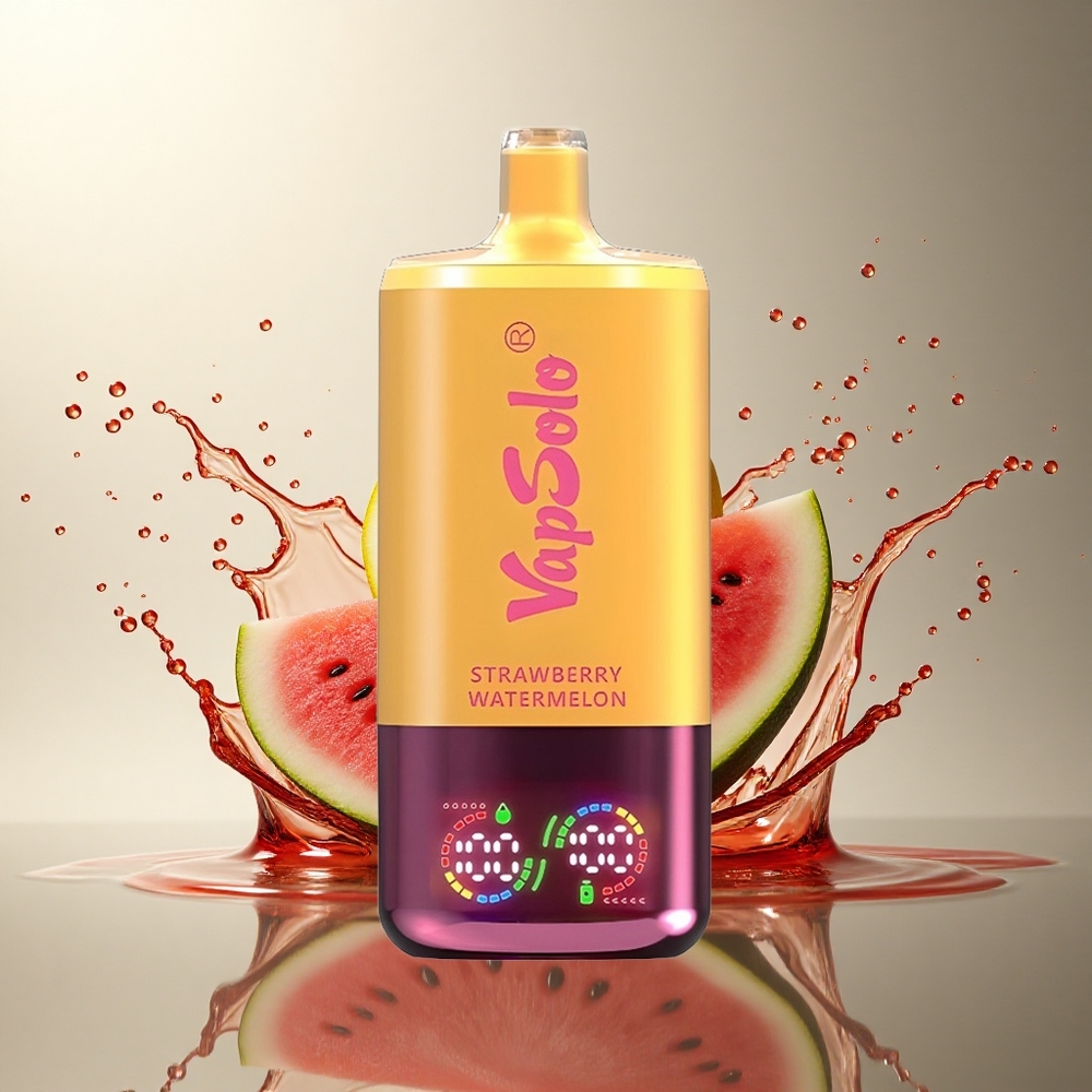 Vapsolo Triple 30000 Puffs Fresa Sandía & Melocotón Limón con 40ml de Líquido y Nicotina 20mg/ml