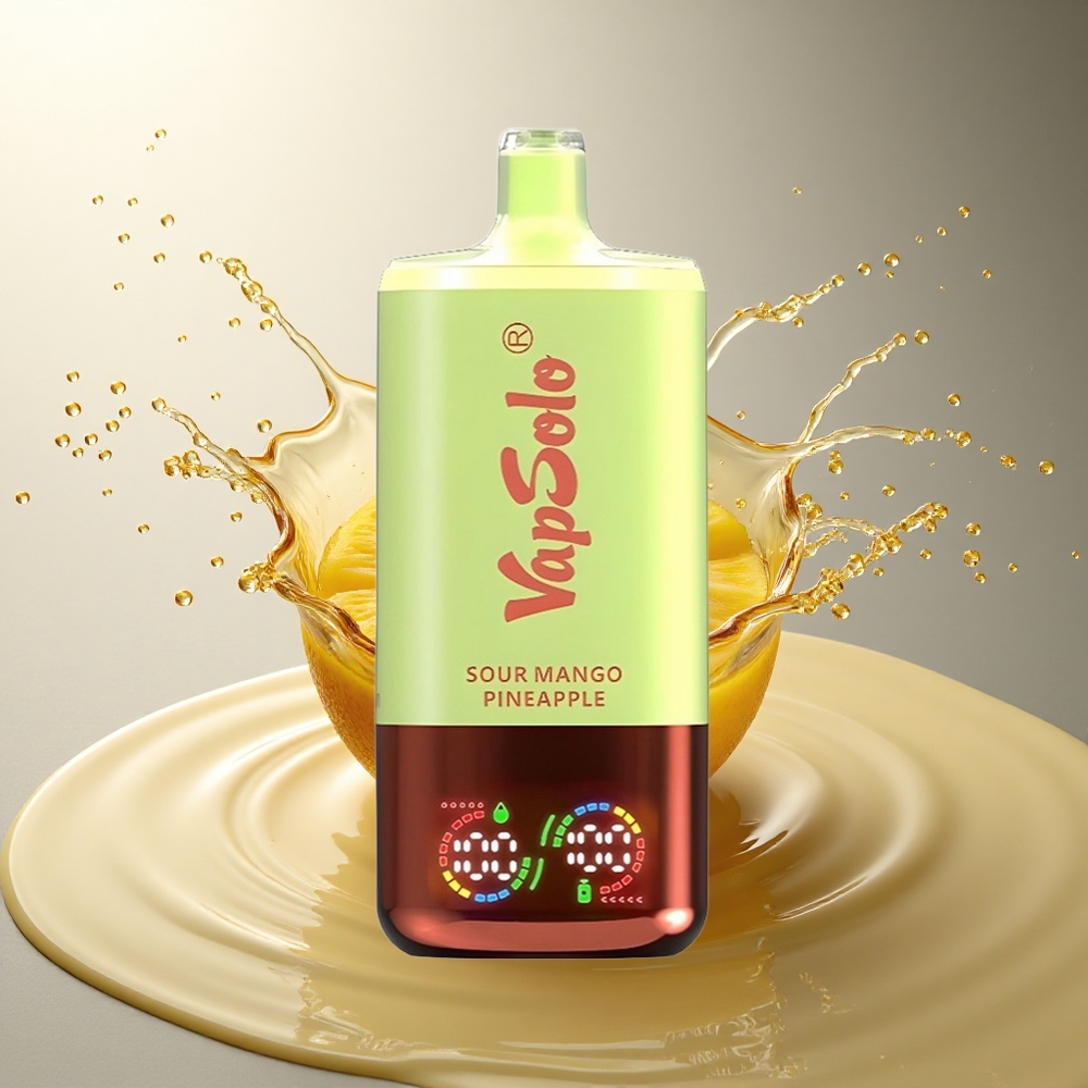 Vapsolo Triple 30000 Puffs Piña Mango Ácido Tipo-C 40ml Nicotina