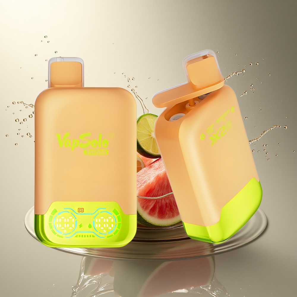 Vapsolo Twins 20000 Puffs Lima Limón & Sandía Helada con 40 ml de E-Líquido y Nicotina 20mg/ml