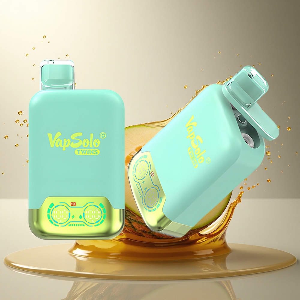 Vapsolo Twins 20000 Puffs Triple Melón & Piña Coco con 40 ml de líquido y 20mg/ml de nicotina