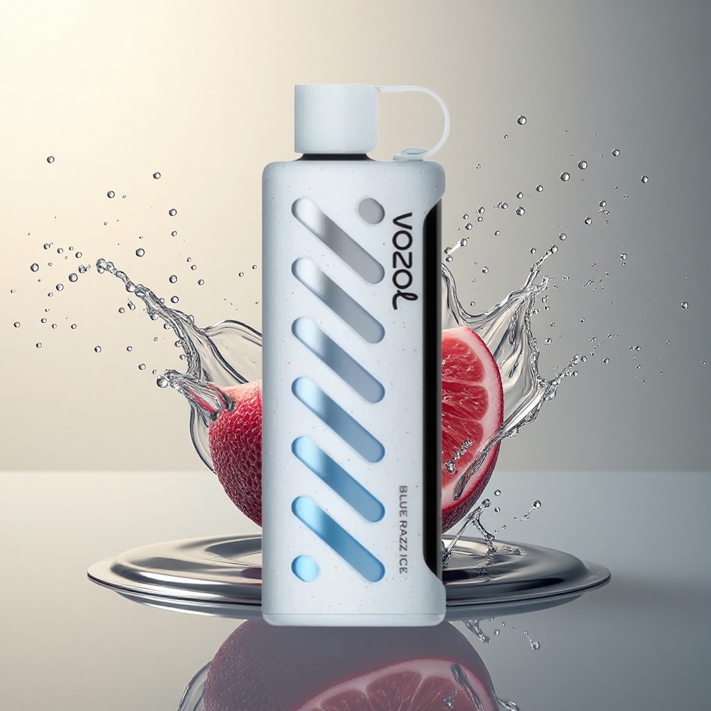 VOZOL Gear Shisha 25000 Puffs Azul Frambuesa Hielo con 5mg/ml de Nicotina y 1000mAh