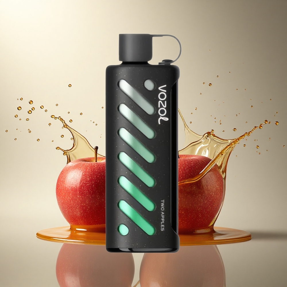 VOZOL Gear Shisha 25000 Puffs Dos Manzanas con 30 Sabores y 5mg/ml de Nicotina
