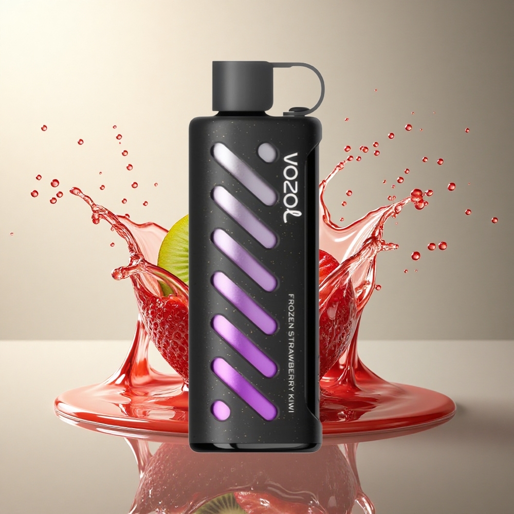 VOZOL Gear Shisha 25000 Puffs Fresa y Kiwi Congelados con 5mg/ml de Nicotina y 1000mAh
