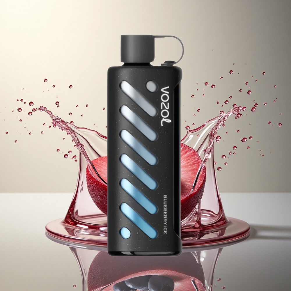 VOZOL Gear Shisha 25000 Puffs Helado de Arándano con Dual Mesh y 5mg de Nicotina