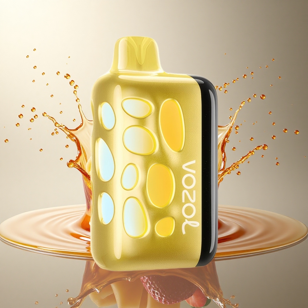 VOZOL RAVE 40000 Puffs Fresa Mango Vibrante 1000mAh Luz Sincronizada