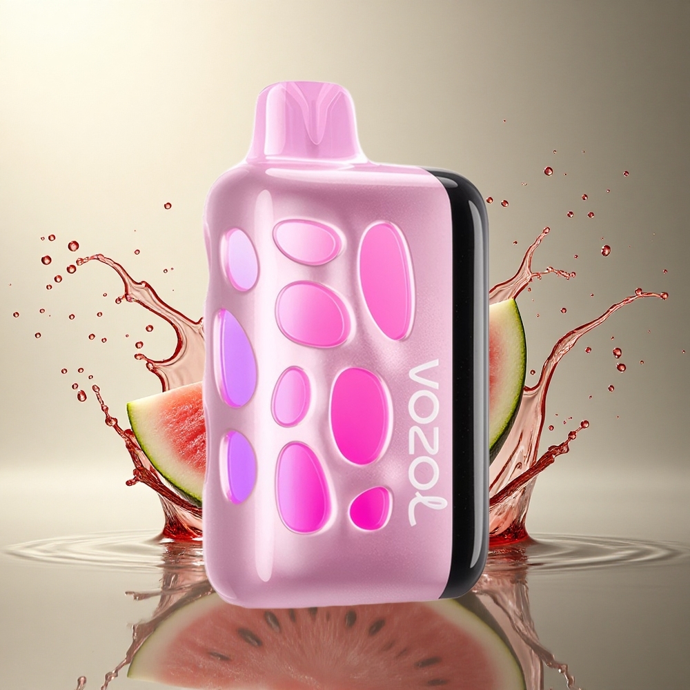 VOZOL RAVE 40000 Puffs Sandía Hielo Brillante 1000mAh Beat-Synced