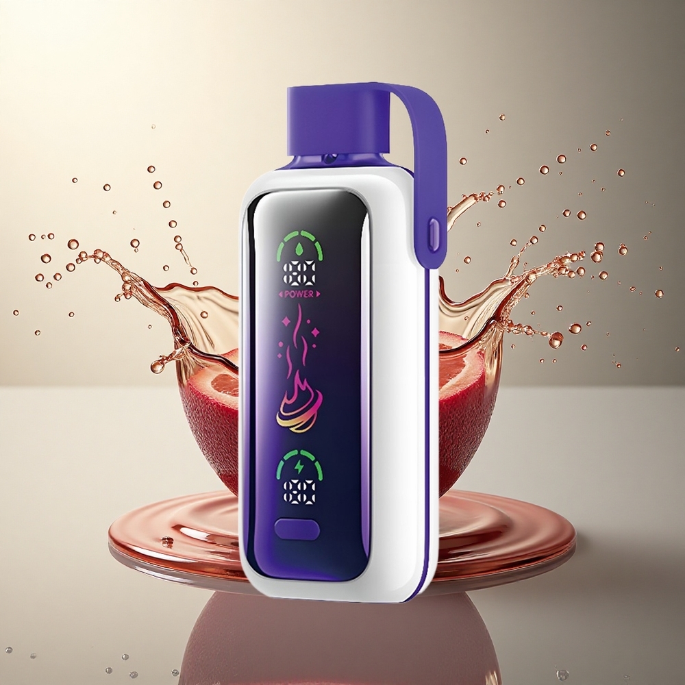 VOZOL Star 20000 Puffs Helado de Uva con Pantalla HD 2.2 y 650mAh