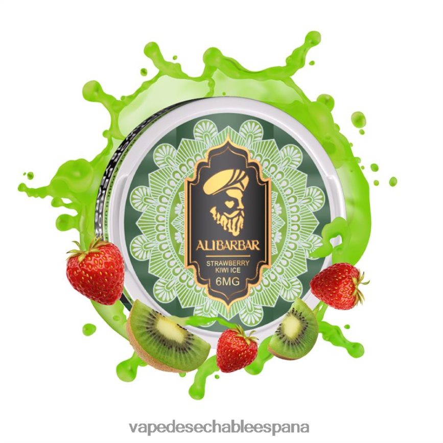 Alibarbar bolsas de nicotina hielo de fresa y kiwi 402HB291 Vape España