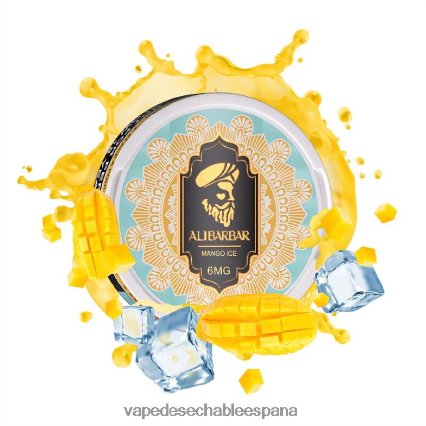 Alibarbar bolsas de nicotina hielo de mango 402HB287 Vape Bang Box 12000