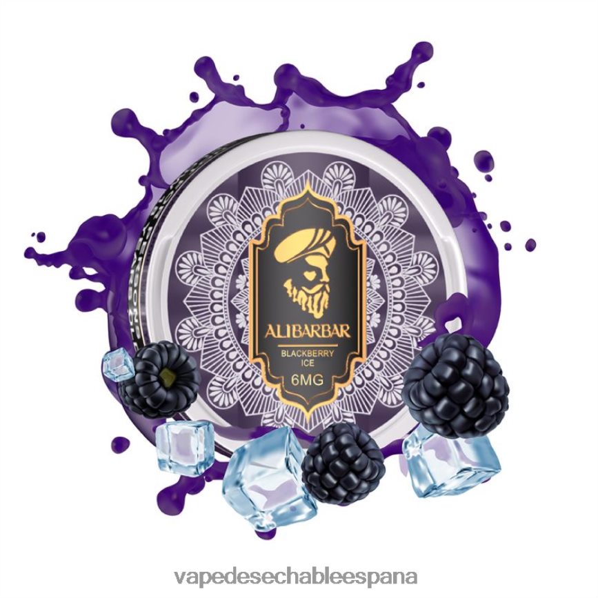 Alibarbar bolsas de nicotina hielo de mora 402HB297 Vape Bang Box 12000