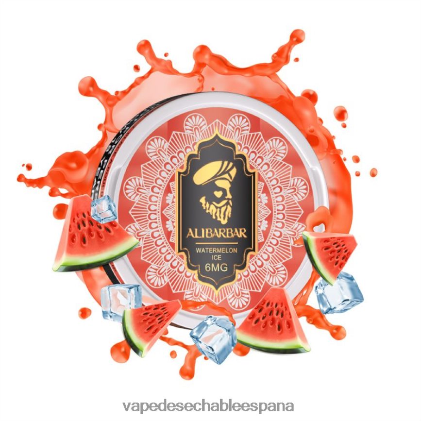Alibarbar bolsas de nicotina hielo de sandia 402HB294 Fume Vape España