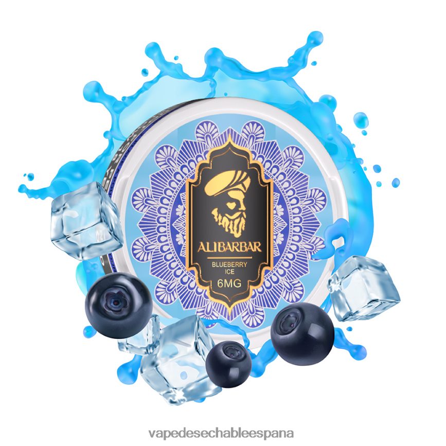 Alibarbar bolsas de nicotina hielo de uva 402HB285 Vape Desechable España