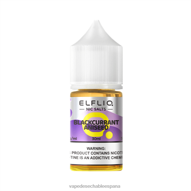 ELFBAR ELFLIQ nic sal 30 ml Aniseed de grosella negra H6J009
