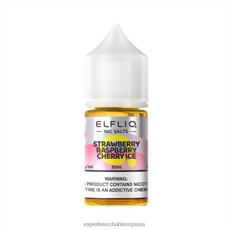 ELFBAR ELFLIQ nic sal 30 ml hielo de cereza de frambuesa de fresa H6J0032