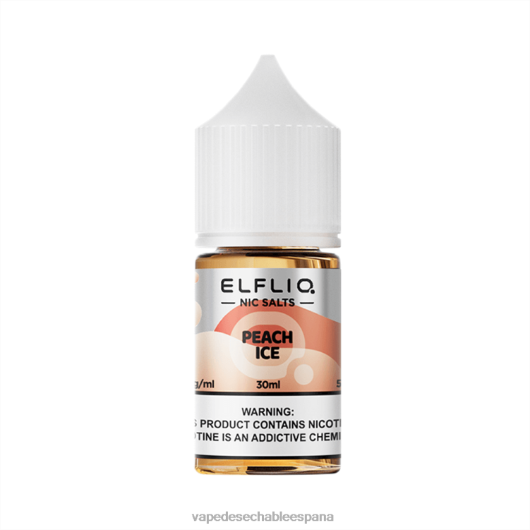 ELFBAR ELFLIQ nic sal 30 ml hielo de durazno H6J0022
