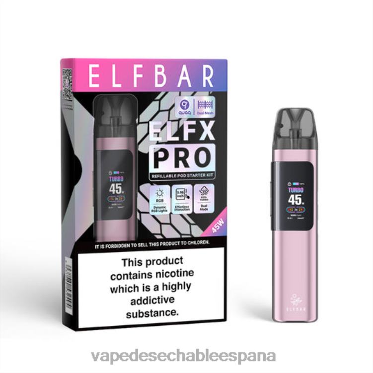 ELFBAR ELFX Pro ABRIR APOL DE POD rosa H6J004
