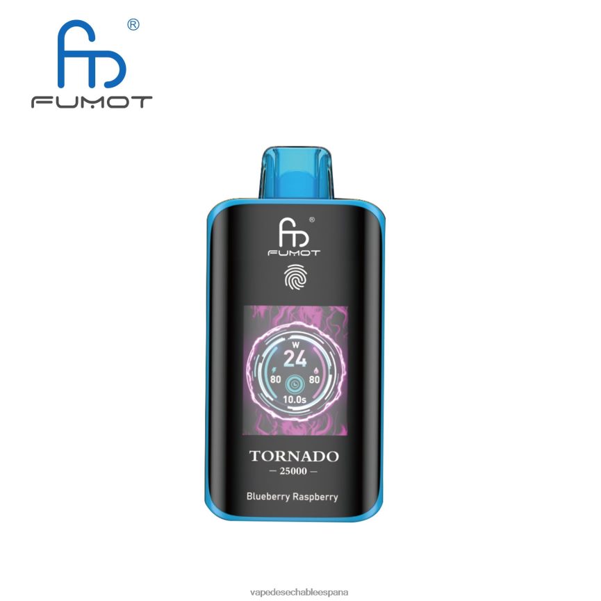 Fumot Tornado 25000 vaporizadores desechables frambuesa arándano | T822803 Vape Liquid