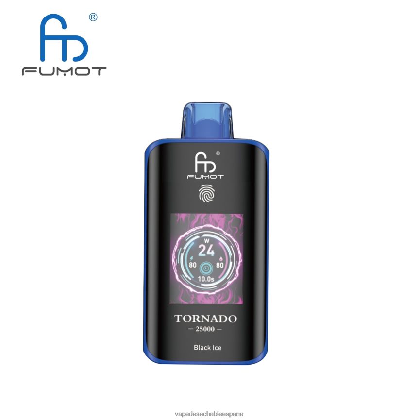 Fumot Tornado 25000 vaporizadores desechables hielo negro | T822802 Vape Liquid