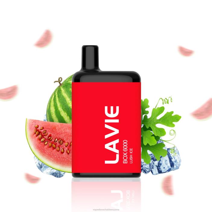 80VX199 Vape España - hielo exuberante LAVIE BOX 6000 bocanadas