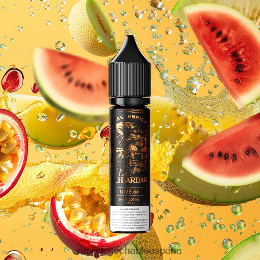 Alibarbar narguile de ónix amor 66 402HB2109 Fume Vape España