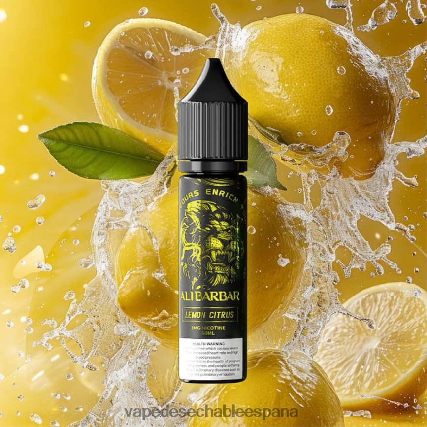 Alibarbar narguile de ónix cítricos de limón 402HB2108 Vape Recargable
