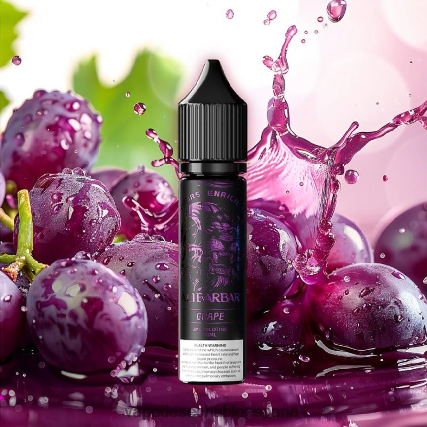 Alibarbar narguile de ónix uva 402HB2105 Vape Desechable España