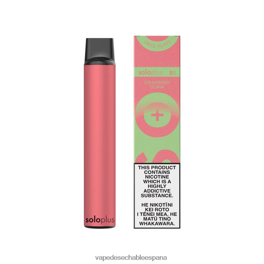 Vape España guayaba fresa | Solo Plus colección paraíso vape desechable V8V02437
