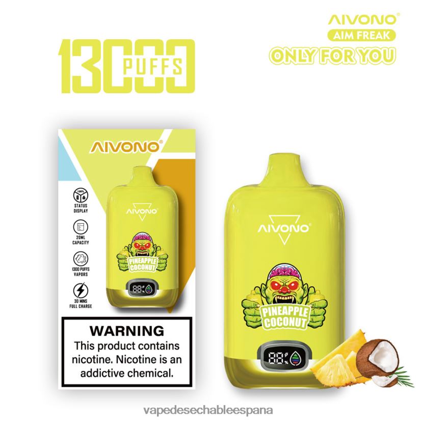 Aivono AIM FREAK 13000 coco piña - D6NB8D248 Vape Desechable España