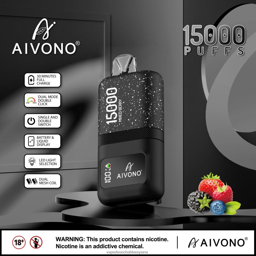 Aivono AIM magic 15000 bayas mixtas - D6NB8D67 Vape España