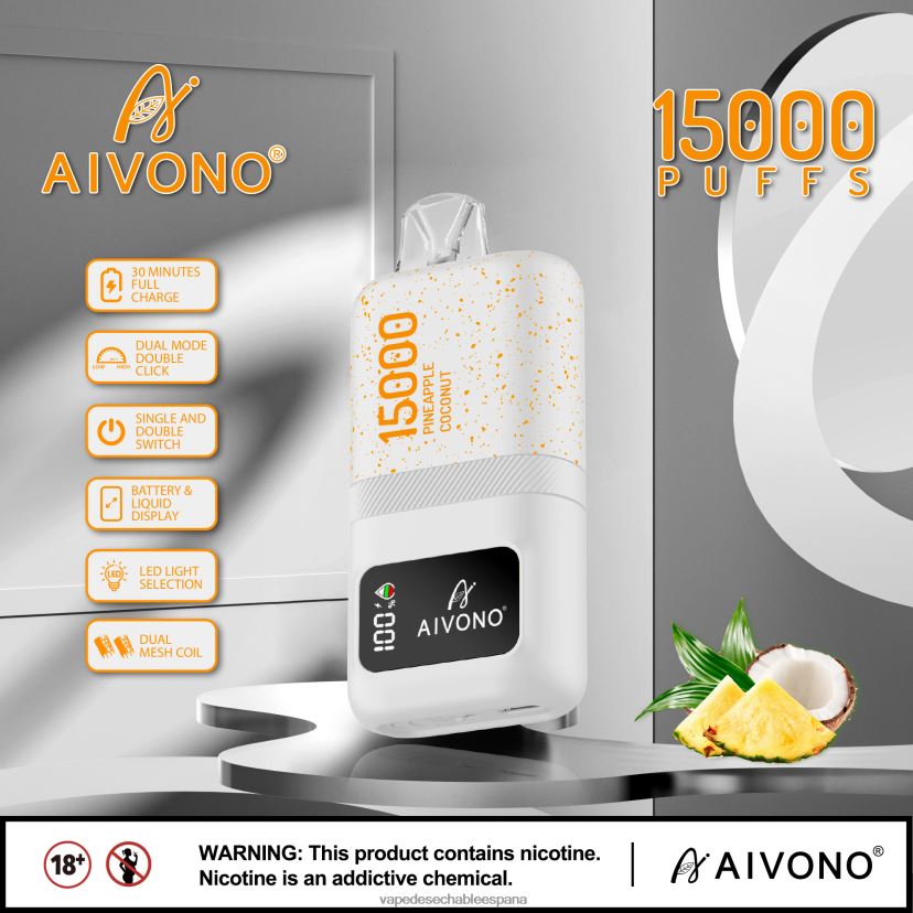 Aivono AIM magic 15000 coco piña - D6NB8D72 Vape Desechable España